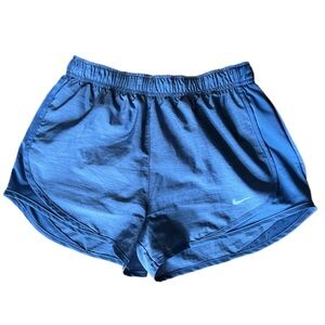 Nike Dri-FIT Lined Shorts, Light Blue, Size Small